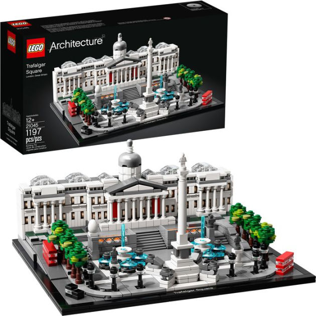 Lego Architecture Set showing a pristine architectural rendering of a famous piece of architecture